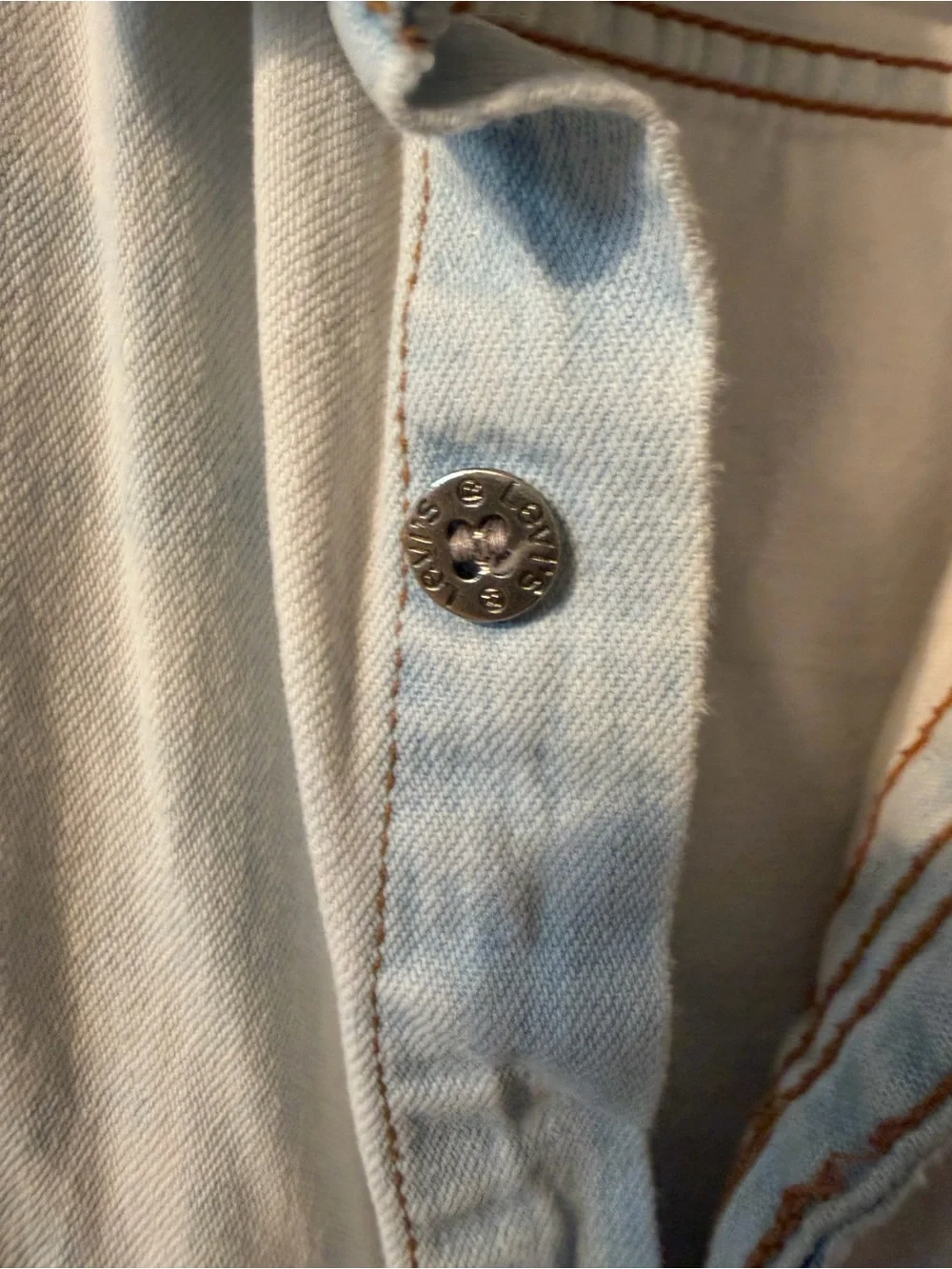 Levi’s Denim ReLove Button-Up Shirt - Light Blue